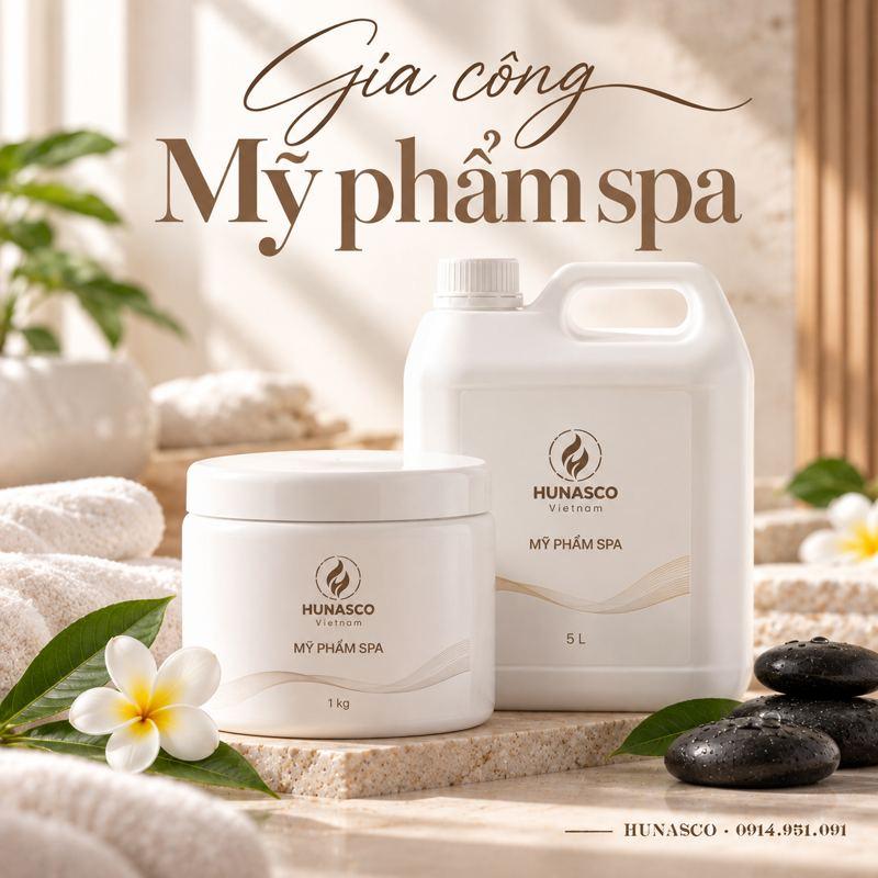 Gia công mỹ phẩm spa quy cách lớn