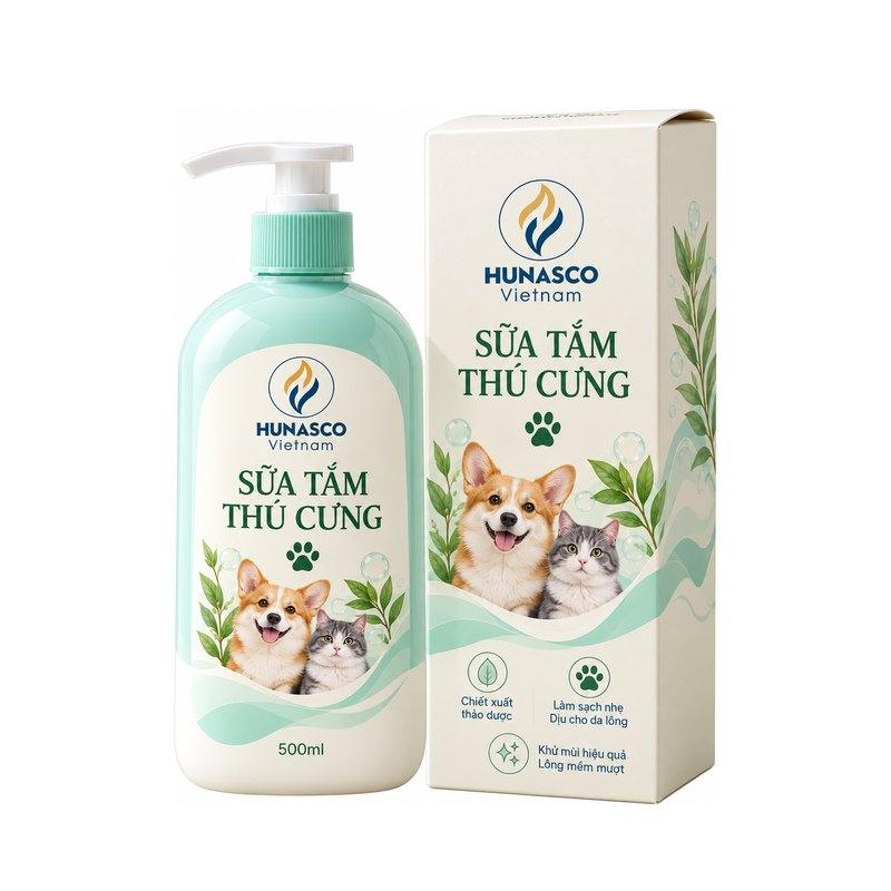Gia công sữa tắm thú cưng lưu hương
